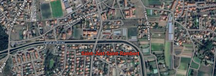 Carte Google - Saint-Just-Saint-Rambert (42)