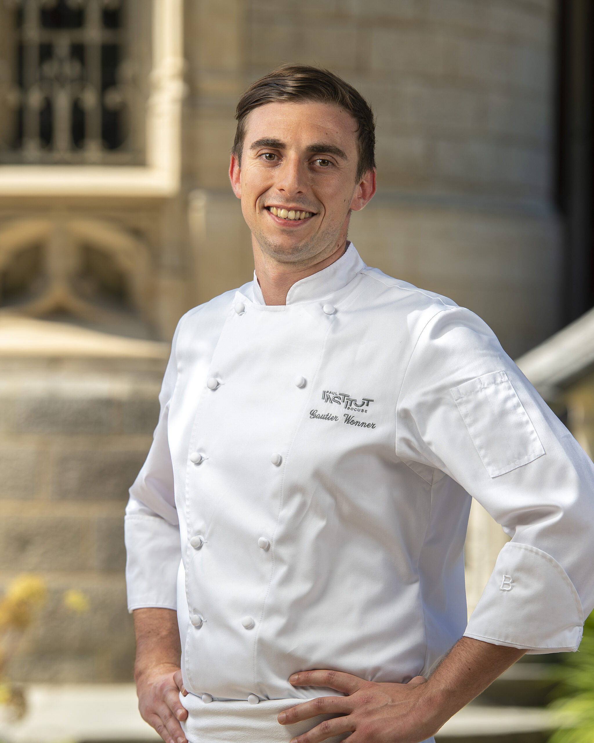 Photo du chef Gautier Wonner-diplomé de l'institut Paul Bocuse